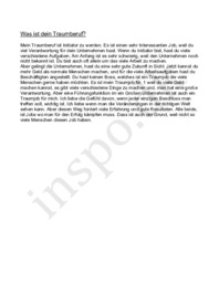 Was ist dein Traumberuf? | Hvad er dit drømmejob?