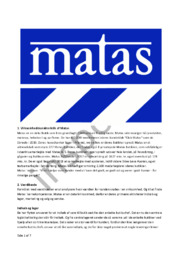 Matas | Afsætning