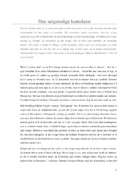 Kattens død | Analyse | Anne Bredahl