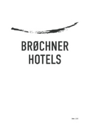Synopse Brøchers Hotels
