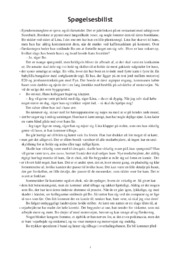 Spøgelsesbilist | Analyse | Charlotte Weitze