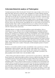 Nattergalen | Analyse | H.C Andersen