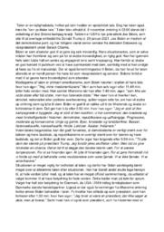 Joe Bidens tale | Analyse