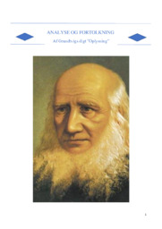 Oplysning | Analyse | Grundtvigs