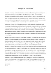 Peaceforce | Analyse | Peter Gornstein