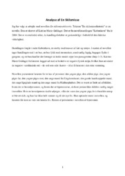 En Skilsmisse | Analyse | Katrine Marie Guldager | Noter