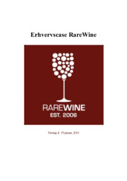 Rarewine | Erhvervscase