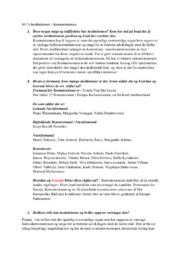 EU’s Institutioner | Kommissionen | Noter