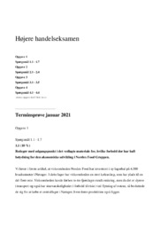 Terminsprøve | Virksomhedsøkonomi