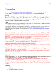 Kostanalyse | Biologi