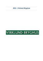 Virklund Bryghus | VØ opgave | SO