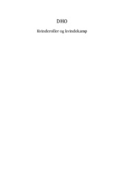 Kvinderoller og kvindekamp | DHO