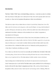 ‘A Day’s Wait’ | Analyse