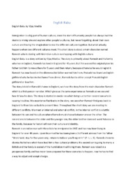 English Babu by Vijay Medtia | Essay