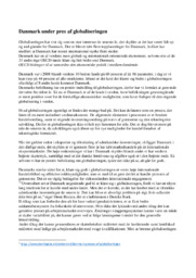 Danmark under pres af globaliseringen | Notat