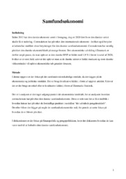 Samfundsøkonomien i 2020 | IØ opgave