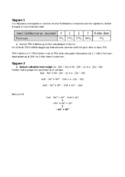 Funktioner og ligninger | Matematik aflevering