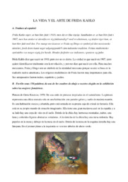 Oversættelse og Billedbeskrivelse af Frida Kahlo | Spansk