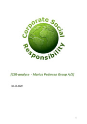 Marius Pedersen Group AS | CSR-analyse