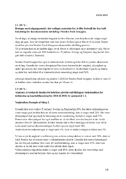 Nordex Food Gruppen | Økonomiske Udvikling