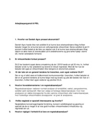 Danish Agro | Virksomhedsøkonomi | Noter