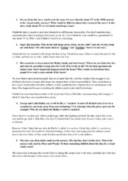 The veldt | Questions and answers