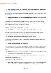 Questions for Invictus