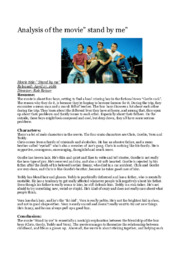 Stand by me | Film analysis