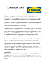 IKEA strategisk analyse