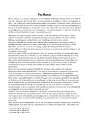 Analyse | Kristines Høegs