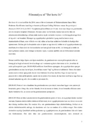 Det Korte Liv | Analyse | Janus Metz Pedersen