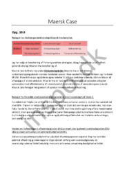 Maersk Case | Virksomhedsøkonomi