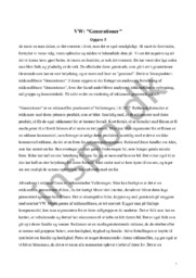 VW: ”Generationer” | Terminsprøve i dansk