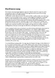 Havfruens sang | Analyse | Henrik Pontoppidan