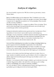 Analyse af kortfilmen Valgaften