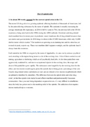 The US opioid crisis | Essay