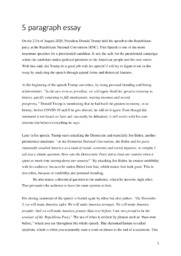 Donald Trump speech | Non-fictional analysis