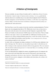 A Nation of Immigrants | Speech