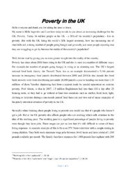 Poverty in the UK | Essay