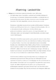 Læskedrikke i Danmark | Afsætning