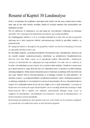 Landanalyse | Afsætning Noter