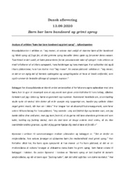 Børn bør lære bandeord og grimt… | Analyse | Jyllandsposten