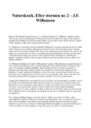 Naturskræk. Efter stormen nr. 2 | Analyse | J.F. Willumsen