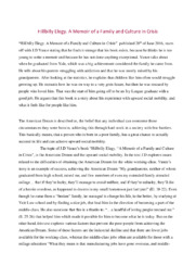 A Memoir of a Family and Culture in Crisis | Analytical Essay