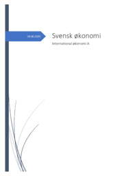 Sverige og Danmark | IØ Opgave