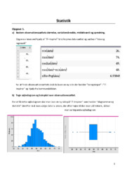 Statistik | Matematikaflevering