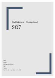 Gældskrisen i Grækenland | SO
