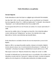 Pedro Almodóvar y sus películas | Oversættelse og opgaver