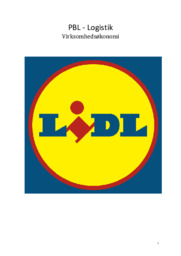 Lidl | PBL Opgave | Virksomhedsøkonomi | Noter