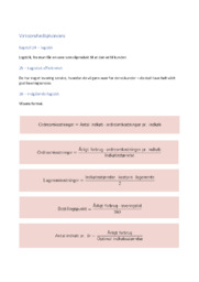 Virksomhedsøkonomi-noter